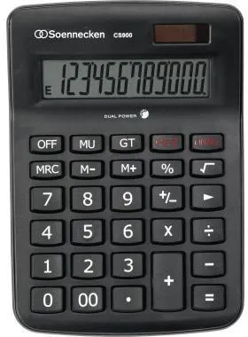 Soennecken Tischrechner CS900 8662 schwarz