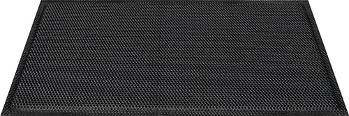 Fußmatte 3D-Effekt anthrazit Polyester