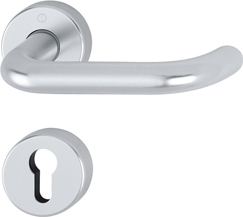 Rosettengrt.Paris 138/42H/42HKVS Alu.F1 U-Form PZ DIN L/R D/D HOPPE