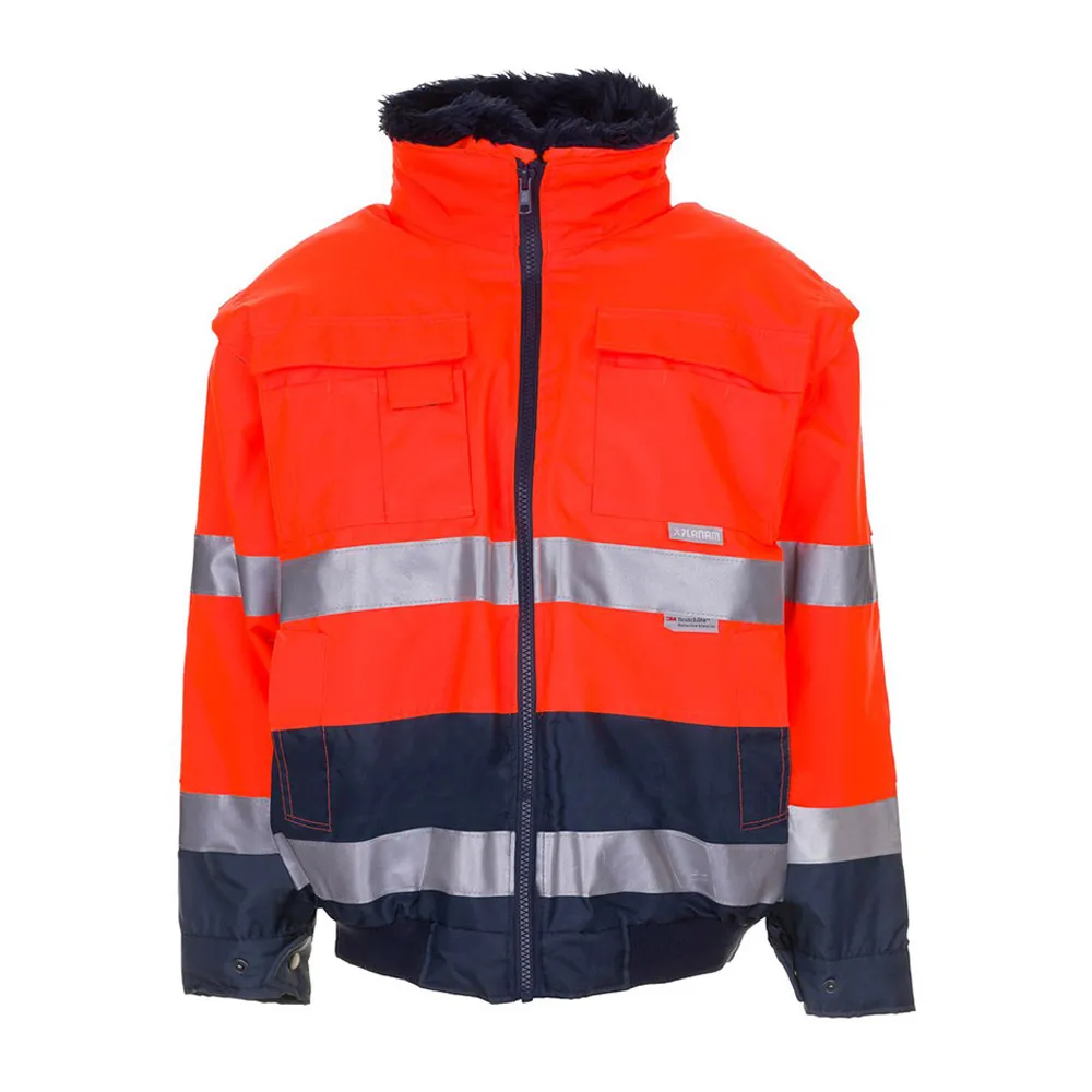 PLANAM Warnschutzpilotjacke COMFORT 4in1 orange/marine (2046)