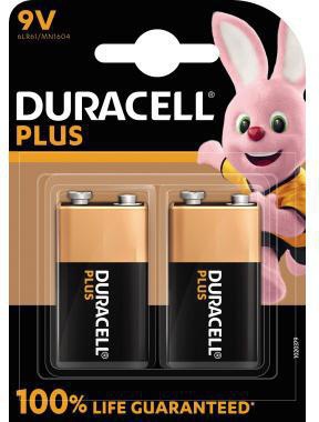 DURACELL Batterie Plus E Block 142268 9V 2 St./Pack.