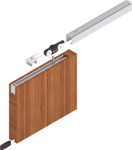 Schiebetürsystem 73 ME-A Holztüren ab 35 mm Komplettset HELM