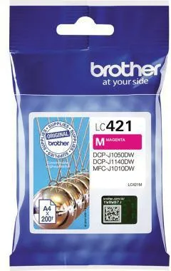 Brother Tintenpatrone LC421M 200Seiten magenta