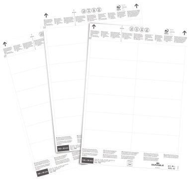 DURABLE Einsteckschild 102202 Logistiktaschen 100x38mm 240St.