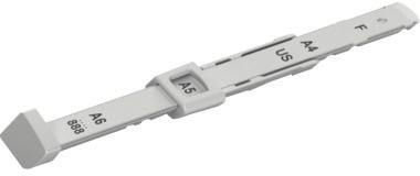 Leitz Anschlagschiene 17290085 grau