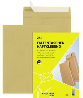 MAILmedia Faltentasche 30011594 B4 130g oF hk braun 25St.