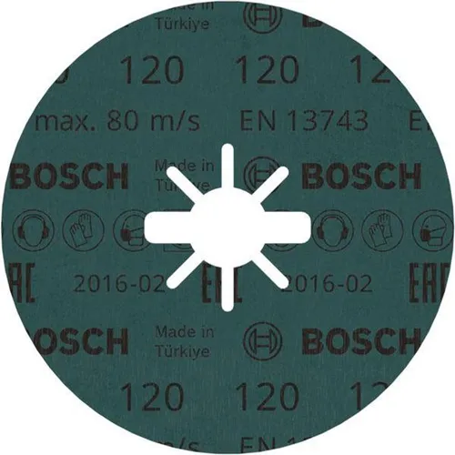 Bosch Fiberschleifscheibe R574 Best for Metal D.125mm Körnung 120 X-LOCK