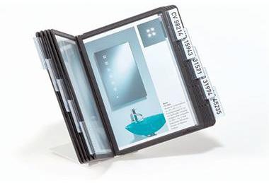 Sichttafelsystem VARIO A5table Tischständer 10tlg. plus Tafel