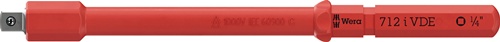 VDE Wechselklingen-Adapter f.Steckschlüsseleins.,1/4" VDE isol.05006642001 WERA