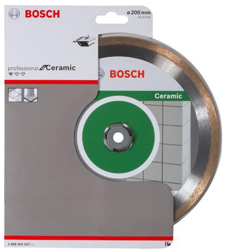 Bosch Diamanttrennscheibe Standard for Ceramic D.200mm Bohrungs-D.25,40mm gesintert