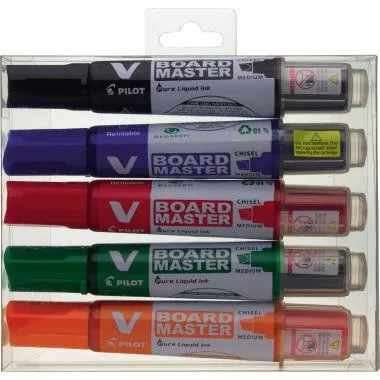 PILOT Whiteboardmarker V-Board Master 5081S5BG sort 5St
