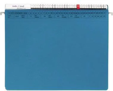 ORGALEX Hängehefter 1205807 1Abheftvorr. Li-Heftung mittelblau