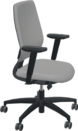 Bürodrehstuhl m.Synchr.-Techn.platingrau/platingrau 390-510mm