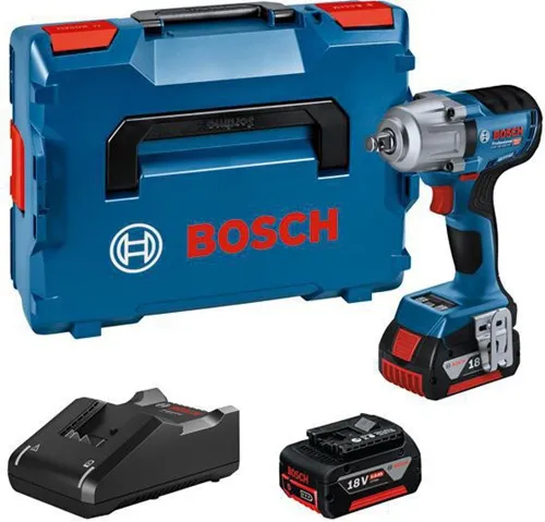 Bosch Akku-Drehschlagschrauber GDS 18V-450 HC Drehz.2300 1/min 1/2Zoll 4kt m2Akkus 5Ah
