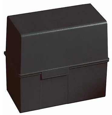 HAN Karteikasten 976-13 DIN A6 quer max. 400Karten PS schwarz