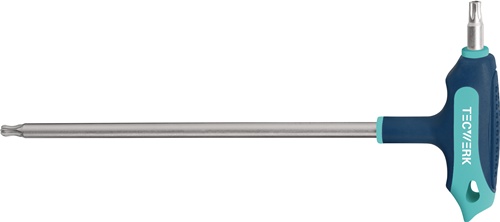 TECWERK Schraubendreher m.Quergr.T 20x100mm Seitenabtr.TX m.Bohr.