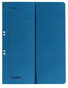 Falken Ösenhefter 80000524 DIN A4 halber Deckel Behördenheftung blau