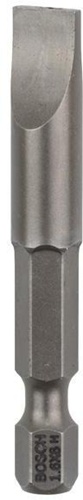 Bosch Schrauberbit Extra-Hart ISO1173 E6.3 S1,6x8mm L.49mm 1/4Zoll-Außen-6kt 3St.