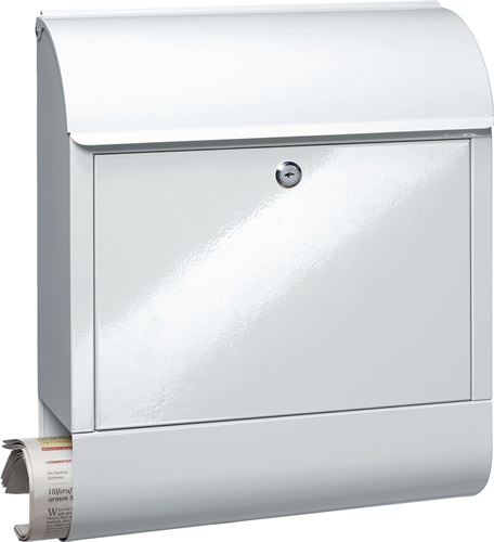 Briefkasten Scandic 825 W H.460mm B.380mm T.125mm weiß STA DIN C4 BURG-WÄCHTER