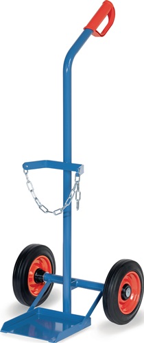 Stahlflaschenkarre f.Flascheninhalt 1x20-50l Vollgummi-Bereifung Trgf100kg FETRA