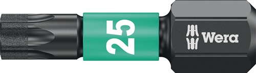 Bit 867/1 IMP DC T25 L.25mm 1/4 Zoll C6,3 Impaktor,DC Box m.10 Bits WERA