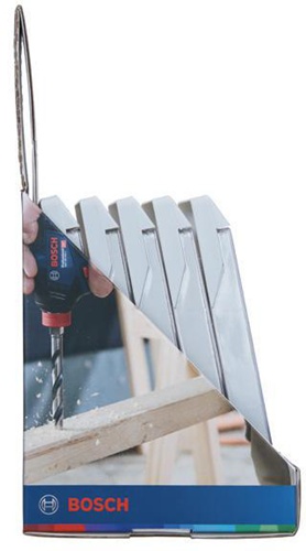 Bosch Spiralbohrer-Set PoinTeQ DIN338 5tlg.D.2-6mm Arbeits-L.24/33/43/52/57mm HSS