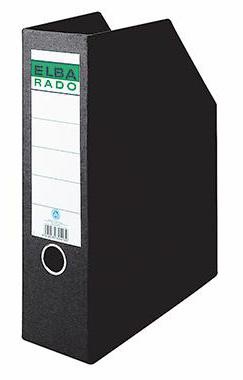 ELBA Stehsammler 100420838 DIN A4 85mm Hartpappe schwarz