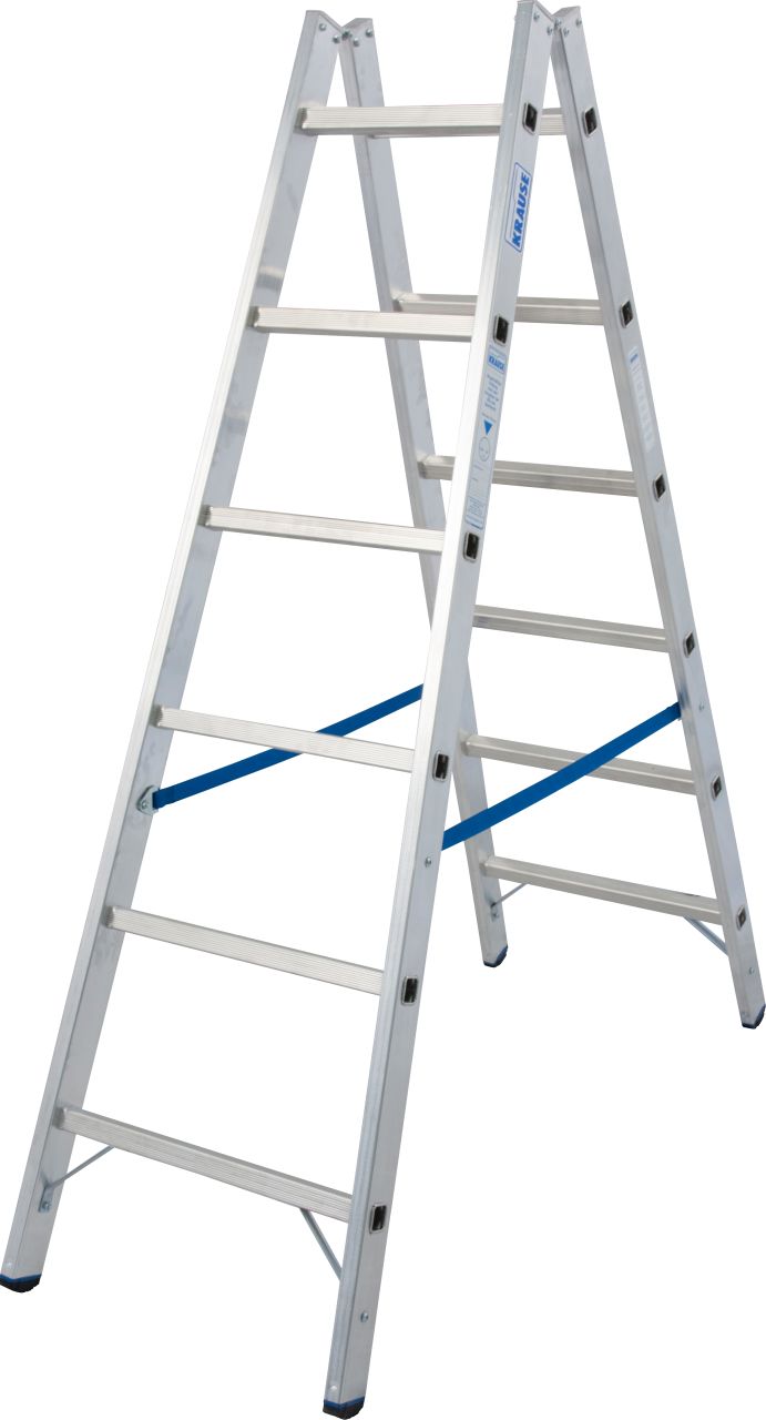 Krause STABILO Sprossen-DoppelLeiter 2x6 Sprossen