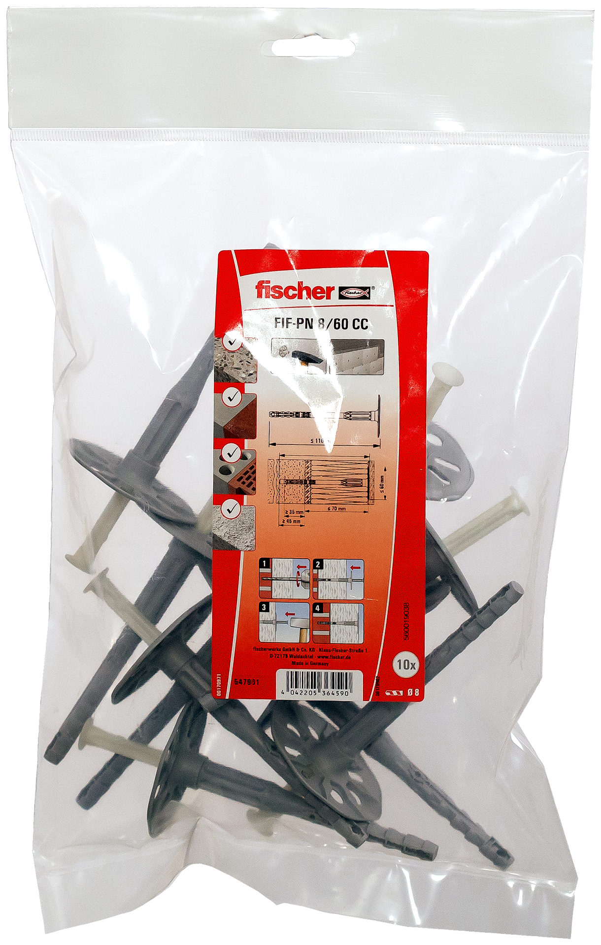 fischer Putzdübel FIF-PN 8/160