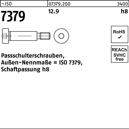 Paßschulterschraube ISO 7379