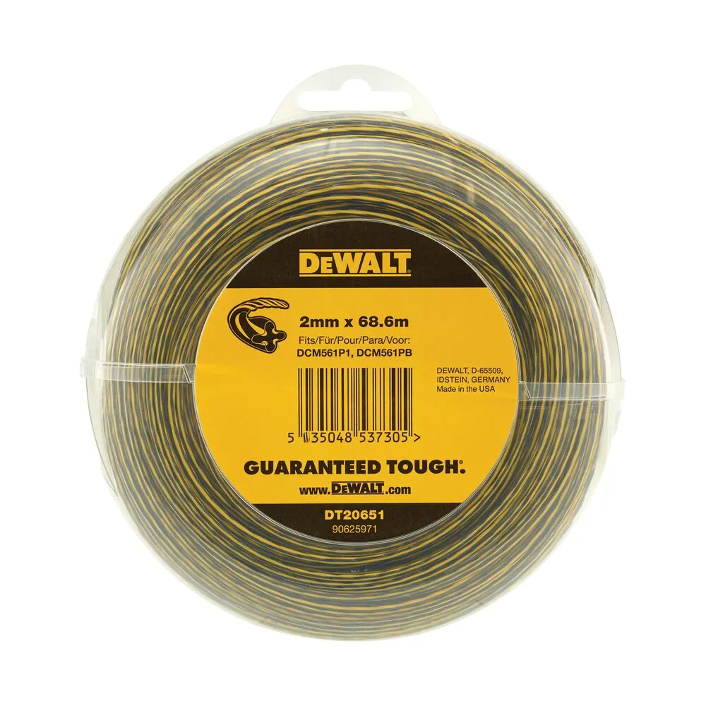 DEWALT DT20651-QZ Trimmer-Faden 68,6 m / 2,0 mm