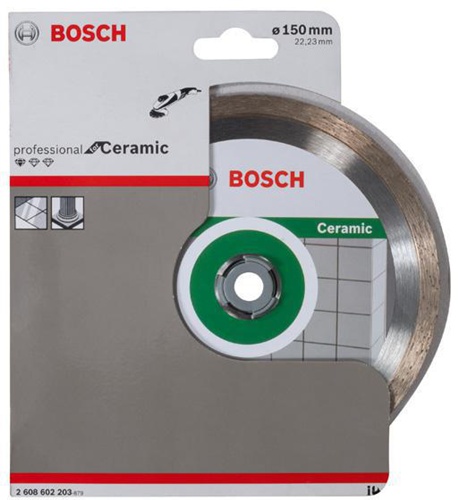 Bosch Diamanttrennscheibe Standard for Ceramic D.150mm Bohrungs-D.22,23mm gesintert