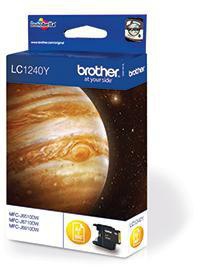 Brother Tintenpatrone LC1240Y 600Seiten gelb