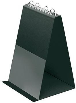 Veloflex Tischflipchart V4102080 DIN A4 hoch 4Ringe 10Hüllen schwarz