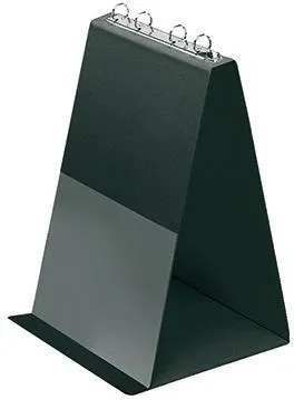 Veloflex Tischflipchart V4102080 DIN A4 hoch 4Ringe 10Hüllen schwarz