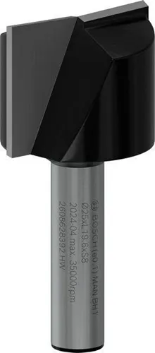 Bosch Nutfräser Standard for Wood Arbeits-L.20mm D.25mm L.51mm Schaft 8mm
