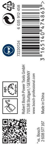 Bosch Metallbohrer PRO Metal Arbeits-L.36mm D.3,1mm L.65mm 10St.