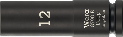 Steckschlüsseleinsatz 8790 B Impaktor Deep 3/8 Zoll 12mm L.63mm WERA