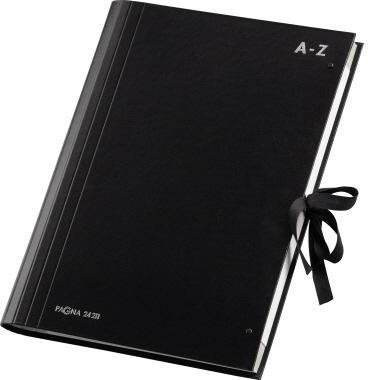 PAGNA Vorordner 24211-04 DIN A4 A-Z 20Fächer PVC/Hartpappe sw