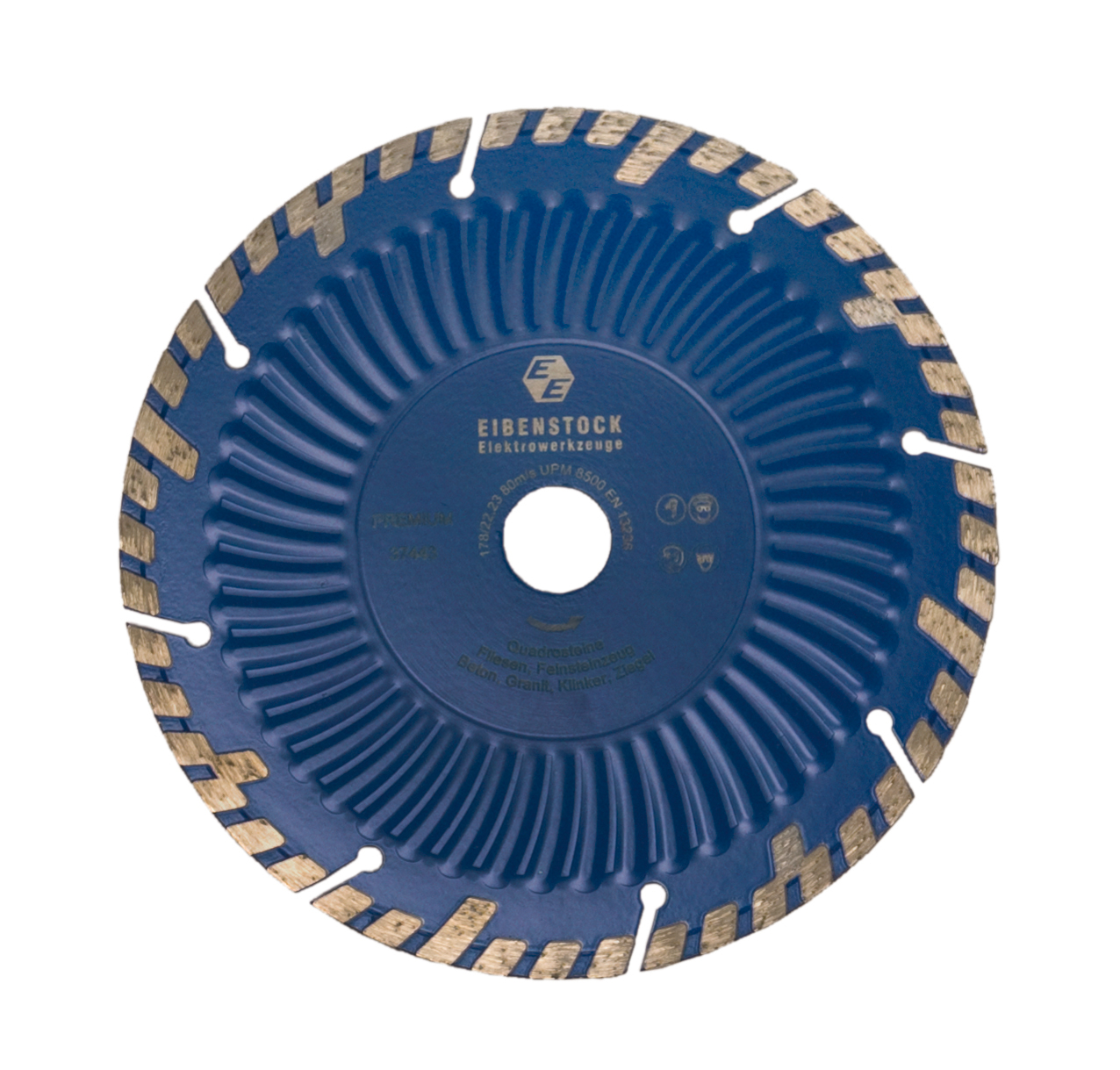 EIBENSTOCK Diamant-Trennscheibe Ø 180 mm -Premium- (für harte Materialien)