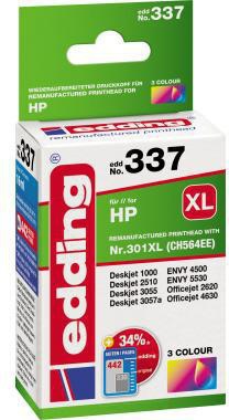 edding Tintenpatrone 18-337 wie HP 301XL farbig 16ml