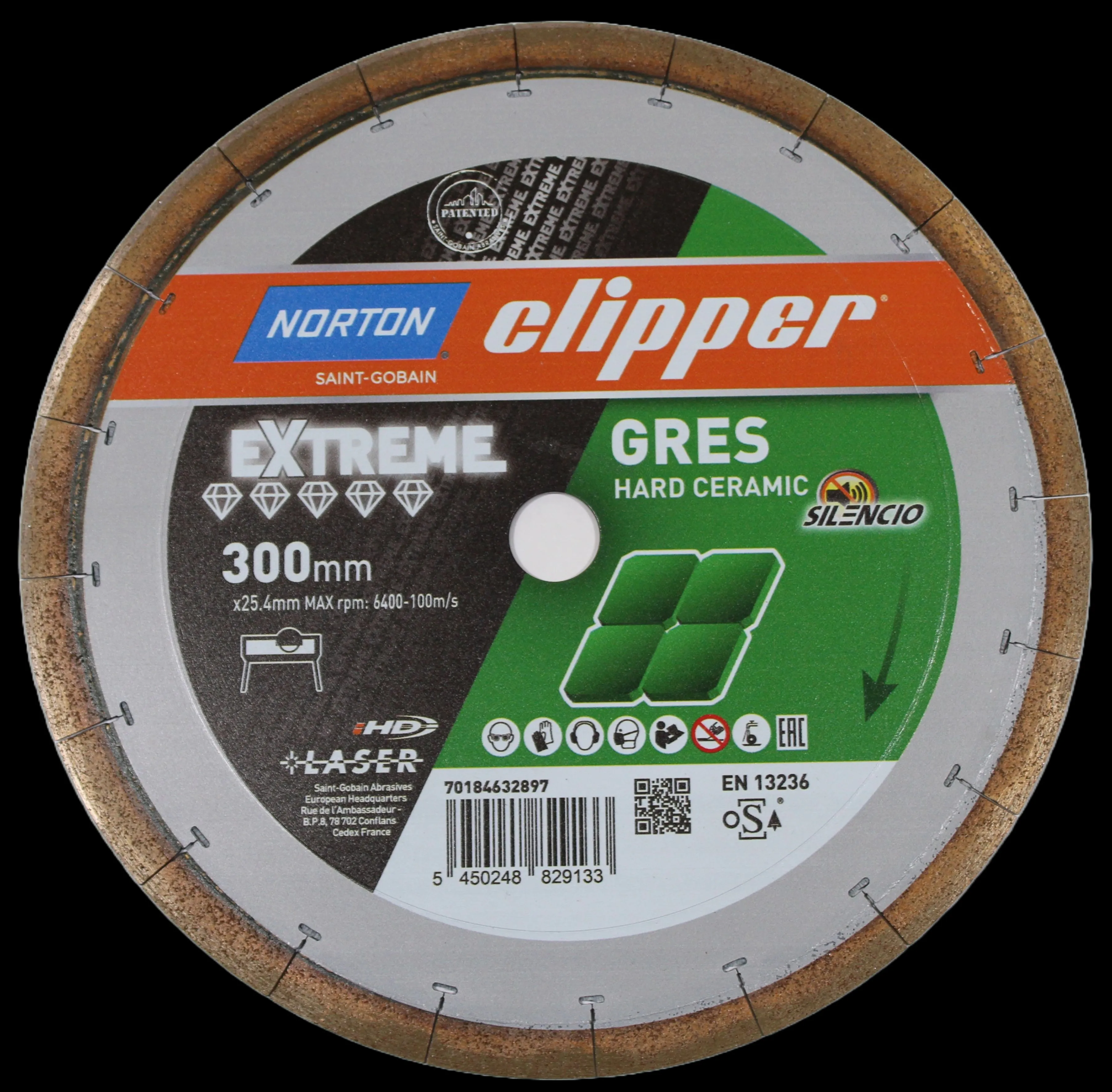Norton Clipper Extreme Gres Silencio Ø300