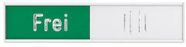 Franken Türschild besetzt BS0117 102x27,4mm al selbstkl.