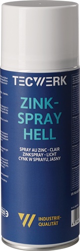 TECWERK Zinkspray hell 400ml weißalu.Spraydose 