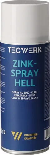 TECWERK Zinkspray hell 400ml weißalu.Spraydose
