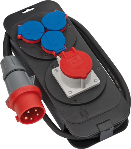 Stromverteiler Stecker 400V/16 A 1x CEE 400V/16A,3x 230V 1,5mm BRENNENSTUHL