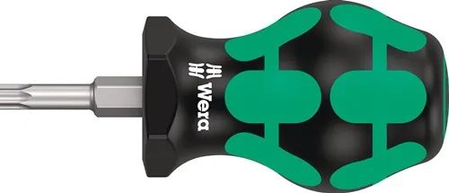 Schraubendreher 367 TORX® Stubby Gr.T 25 Klingen-L.25mm 2K-Griff Rundkl.WERA