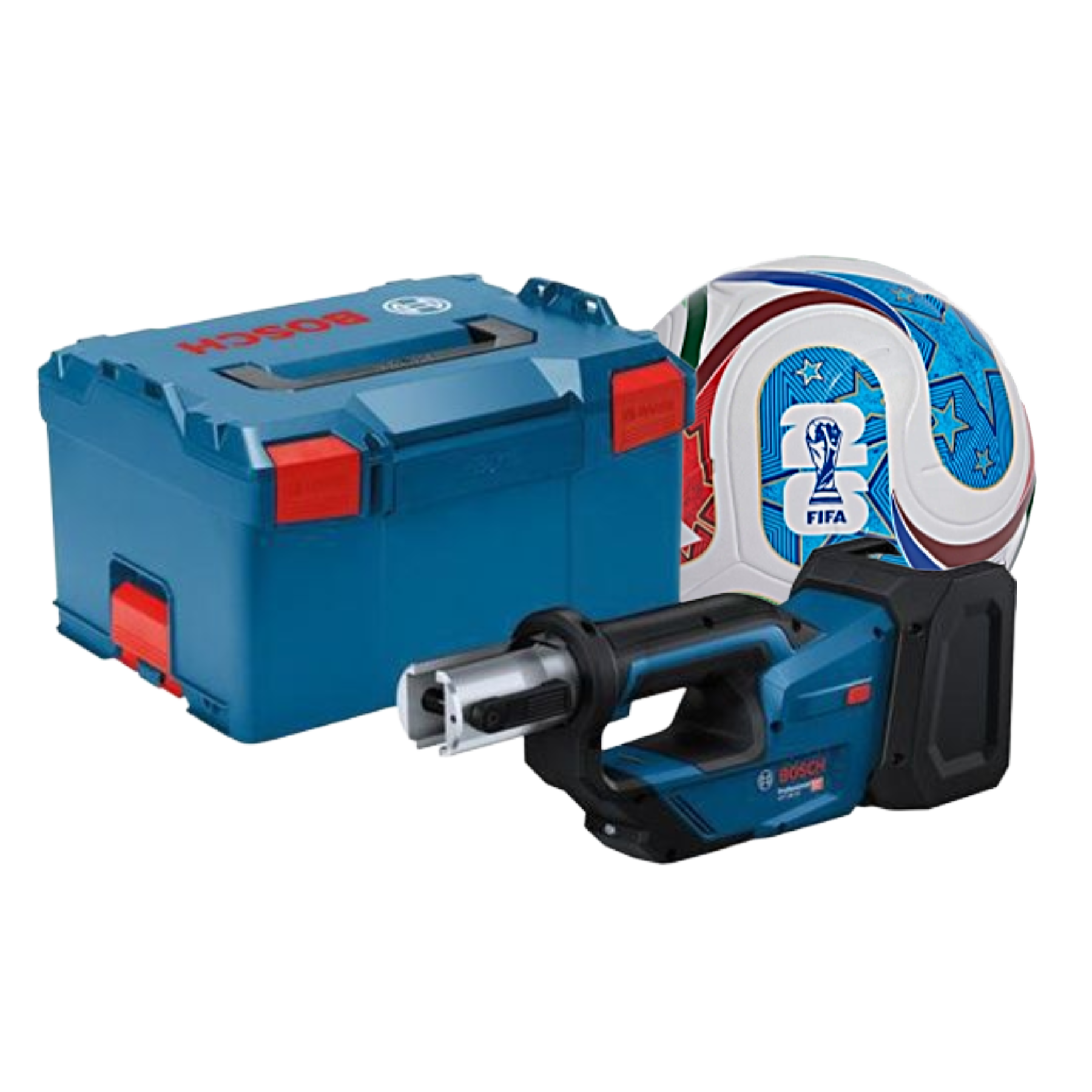 Bosch Akku-Presswerkzeug GPT 18V-19 Sp.18V Kopfrotation360Grad o.Akku L-BOXX 238 inkl. WM Ball 2026