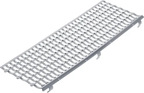 Laubfanggitter B.100-150mm L.1m grau PROTEKTOR