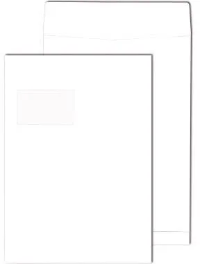 MAILmedia Faltentasche 30007364 C4 Klotzboden hk ws 100 St./Pack.